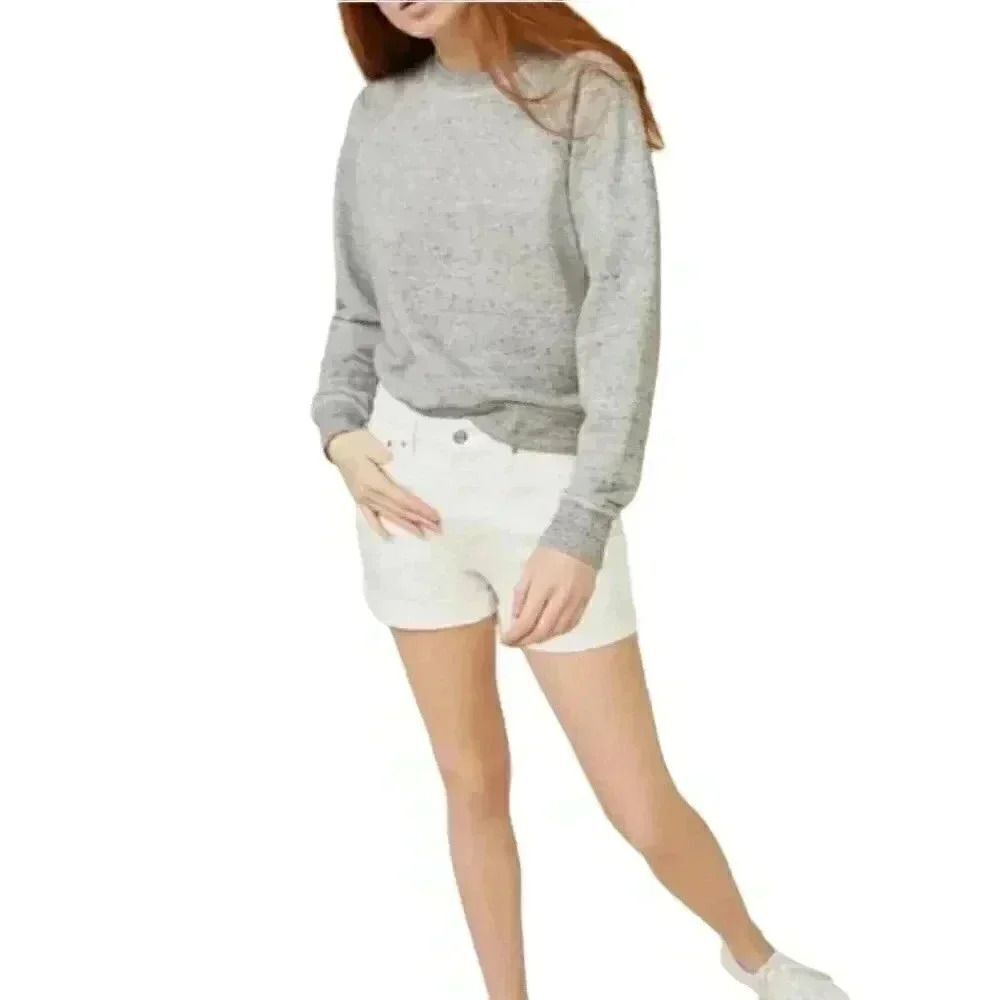 𝅺Free Assembly Women’s Rolled Cuff Jean Shorts